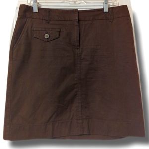 Ann Taylor Casual Brown Size 10 Skirt